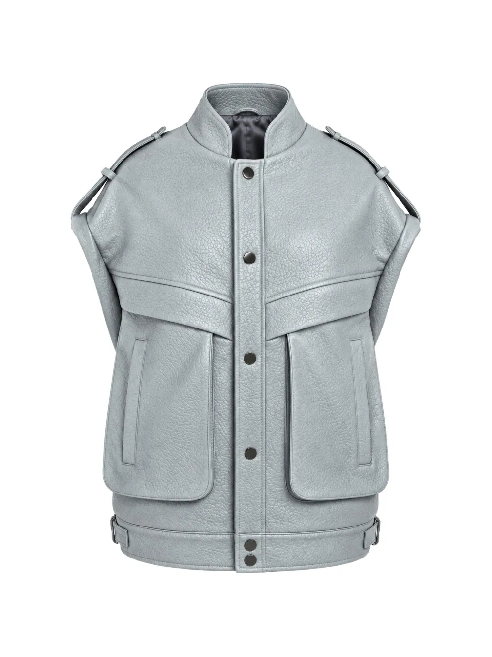 Weili Zheng Bomberjack met afneembare mouwen Blauw
