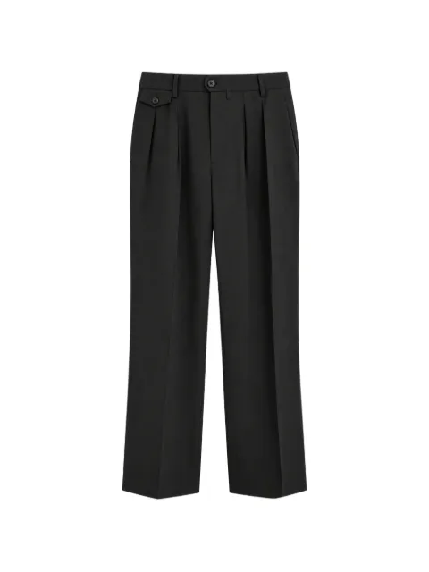 RAINMAKER pleated wide-leg trousers