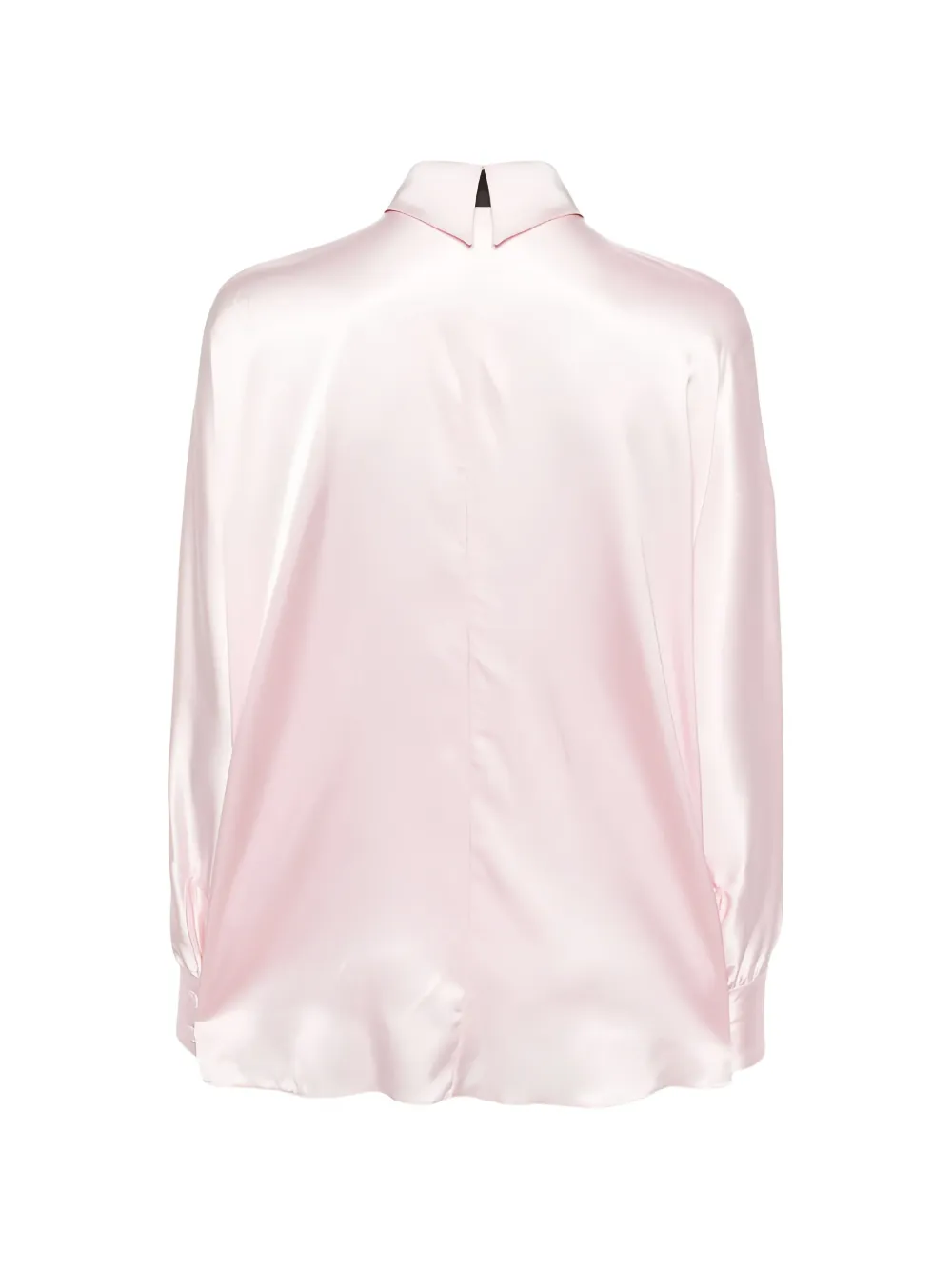 STYLAND Blouse met strik en kimonomouwen Roze