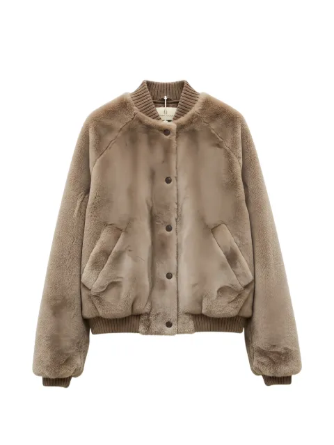 Brunello Cucinelli shearling bomber jacket