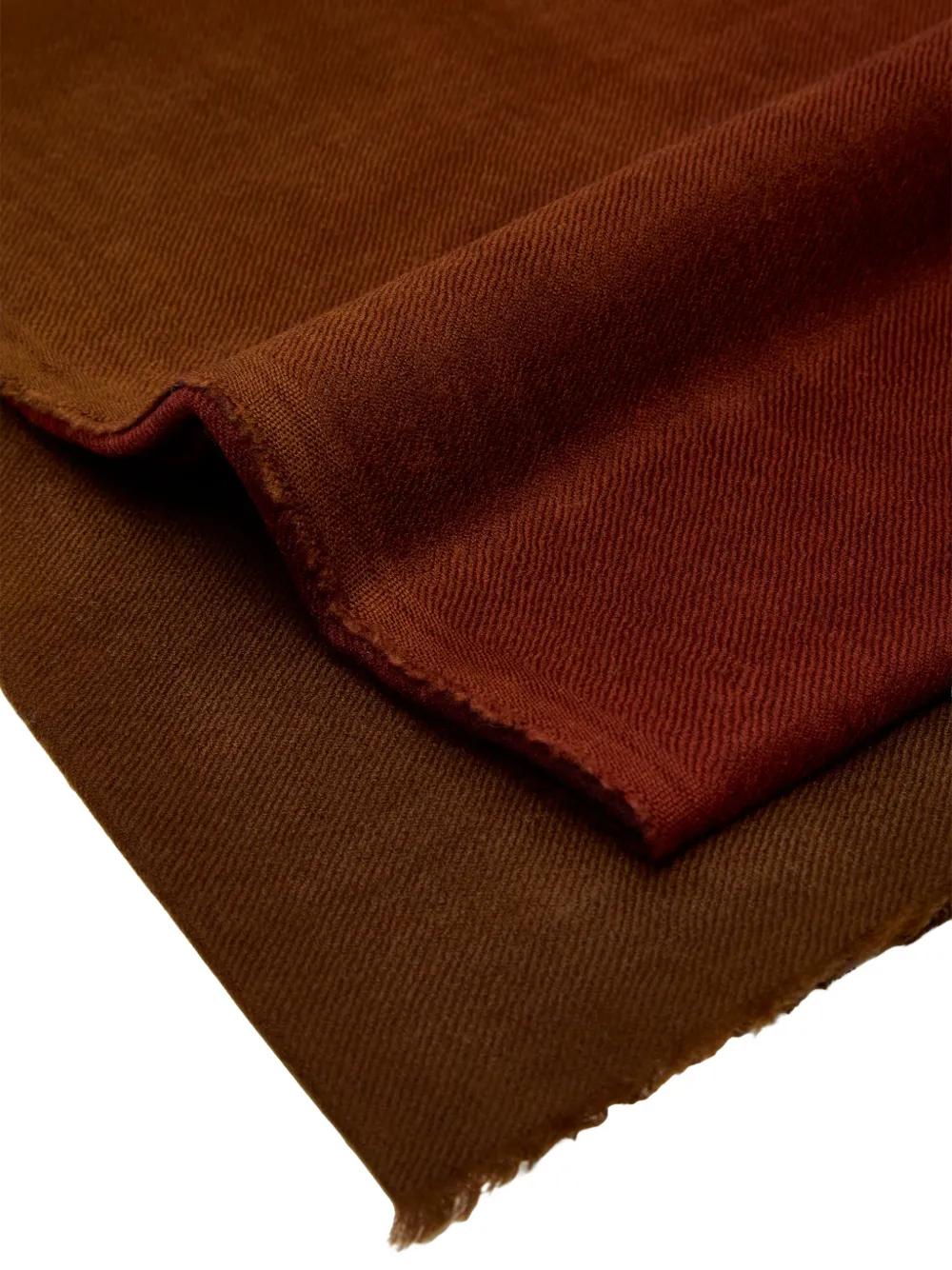 Faliero Sarti Chips frayed-edge scarf Bruin