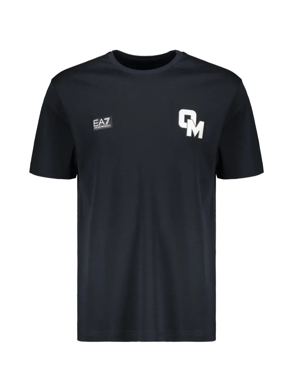 Ea7 Emporio Armani logo-patch short-sleeve T-shirt - Nero