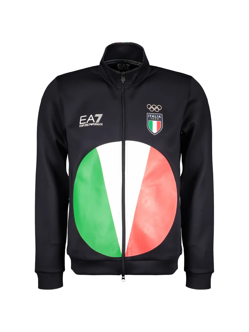 Ea7 Emporio Armani graphic-print tracksuit set Zwart