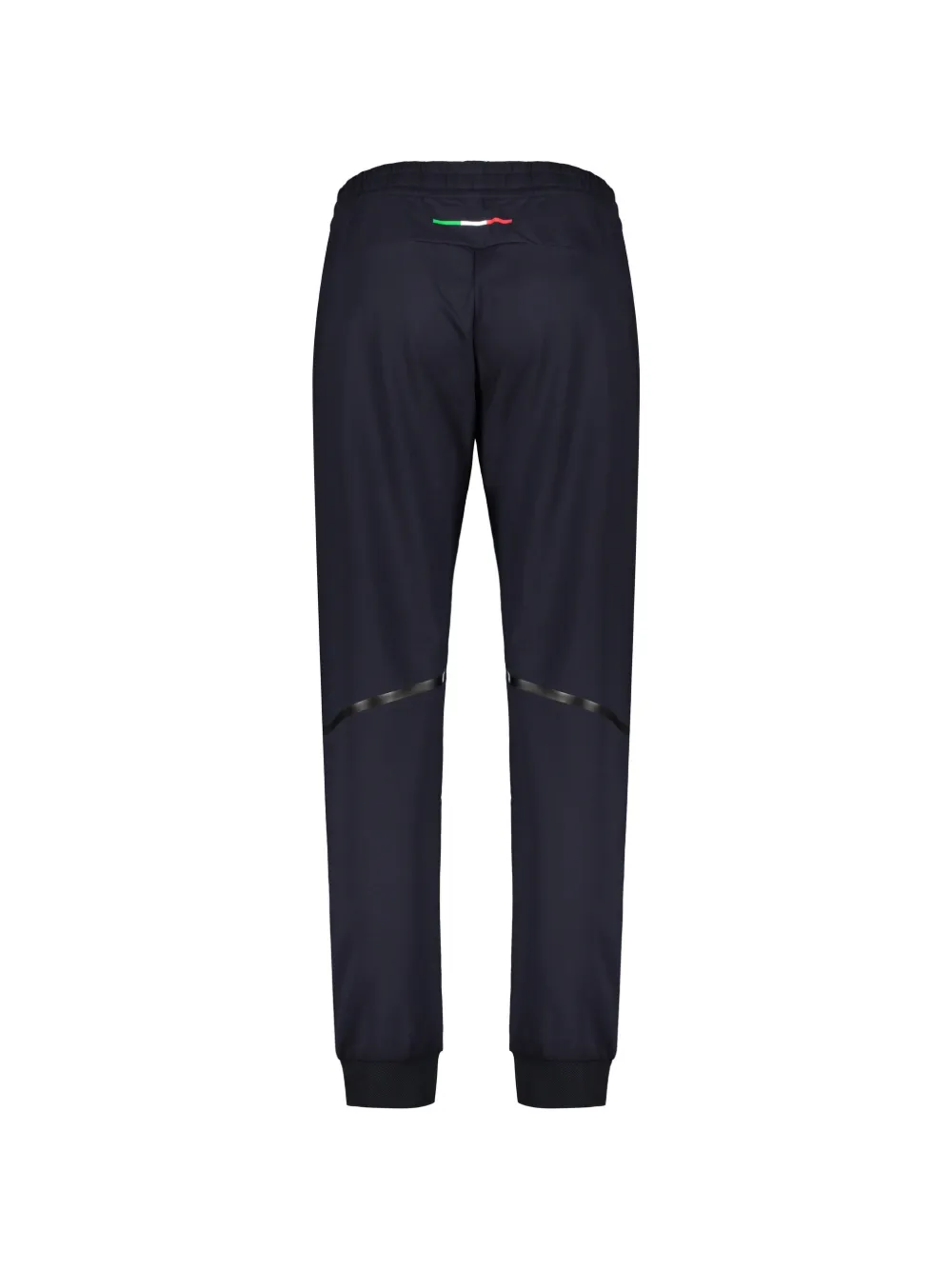 Ea7 Emporio Armani reflective logo-print track pants Blauw