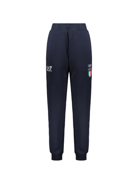 Ea7 Emporio Armani logo-print track pants