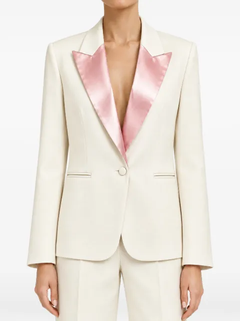 STYLAND satin-lapel blazer