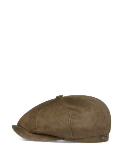 Stetson Brooklin suede flat cap