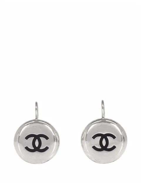 CHANEL Pre-Owned 1997 Interlocking CC logo earrings