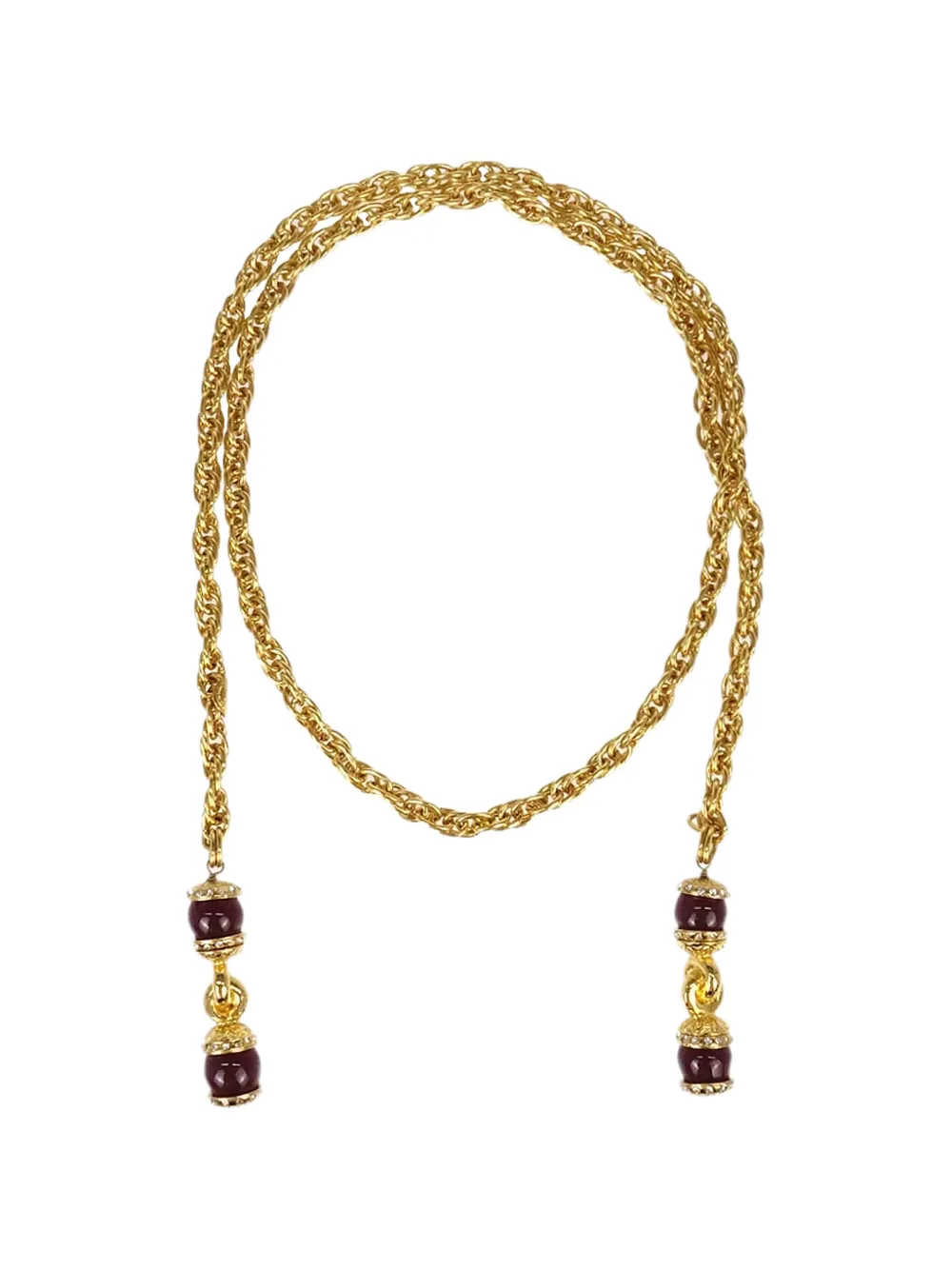 CHANEL Pre-Owned Gripoix lariat necklace - Oro