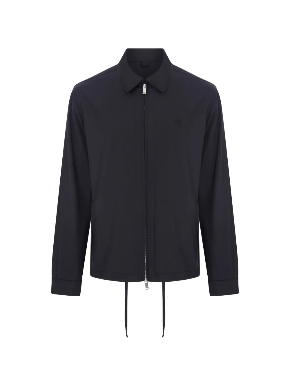 MEGUSTA logo-embroidered zipped jacket - Nero