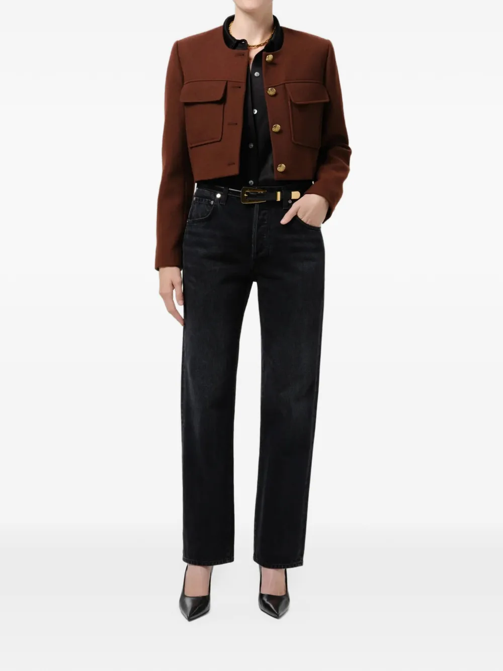Citizens of Humanity Sophia cropped jacket Bruin