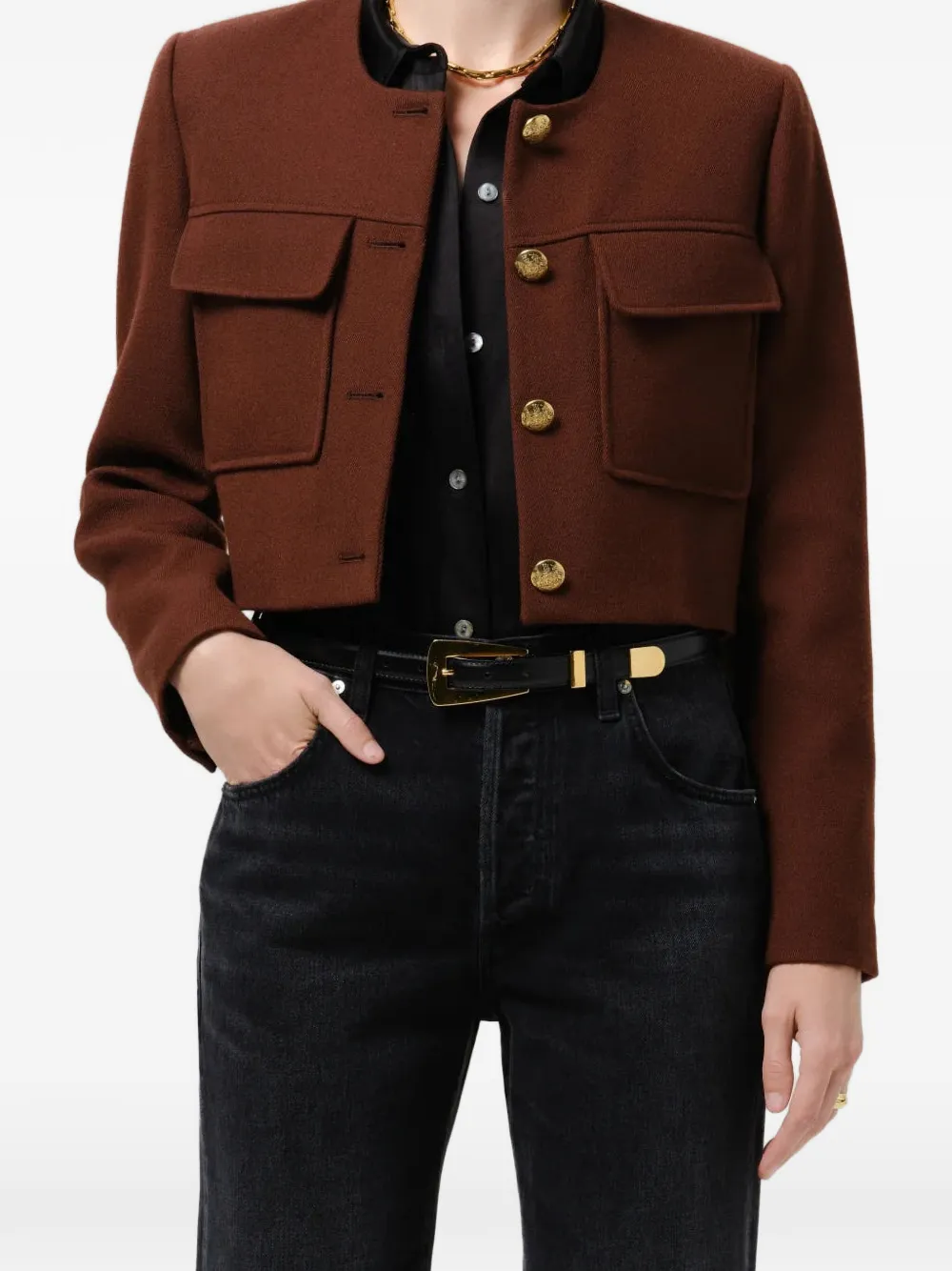 Citizens of Humanity Sophia cropped jacket Bruin