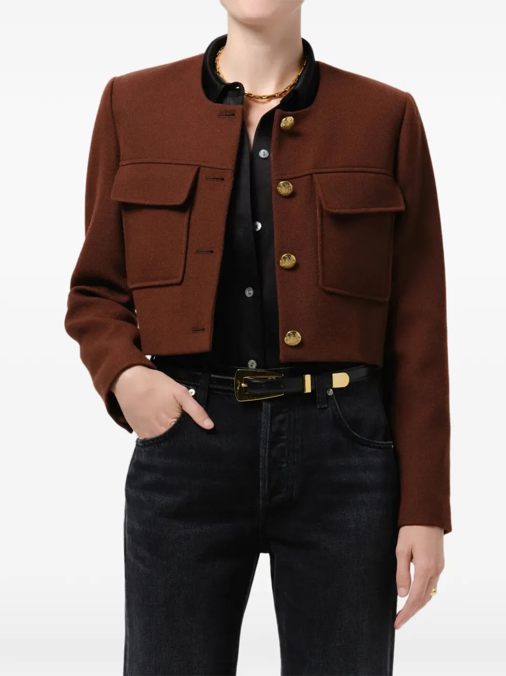 Citizens of Humanity Sophia cropped jacket Bruin
