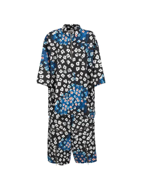 Kidill floral-print top and trousers set