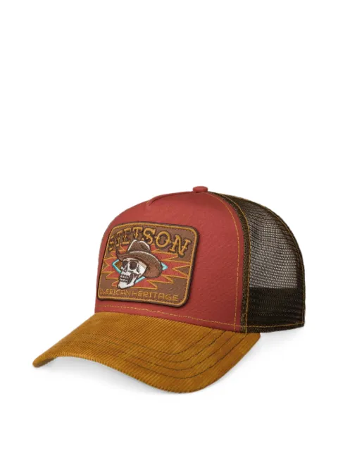 Stetson gorra Cowboy Skull con paneles de pana