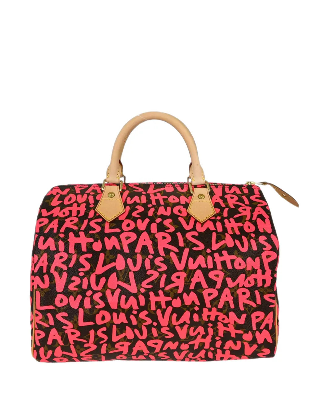 Louis Vuitton Pre-Owned 30 Monogram Graffiti Speedy tote bag - Brown