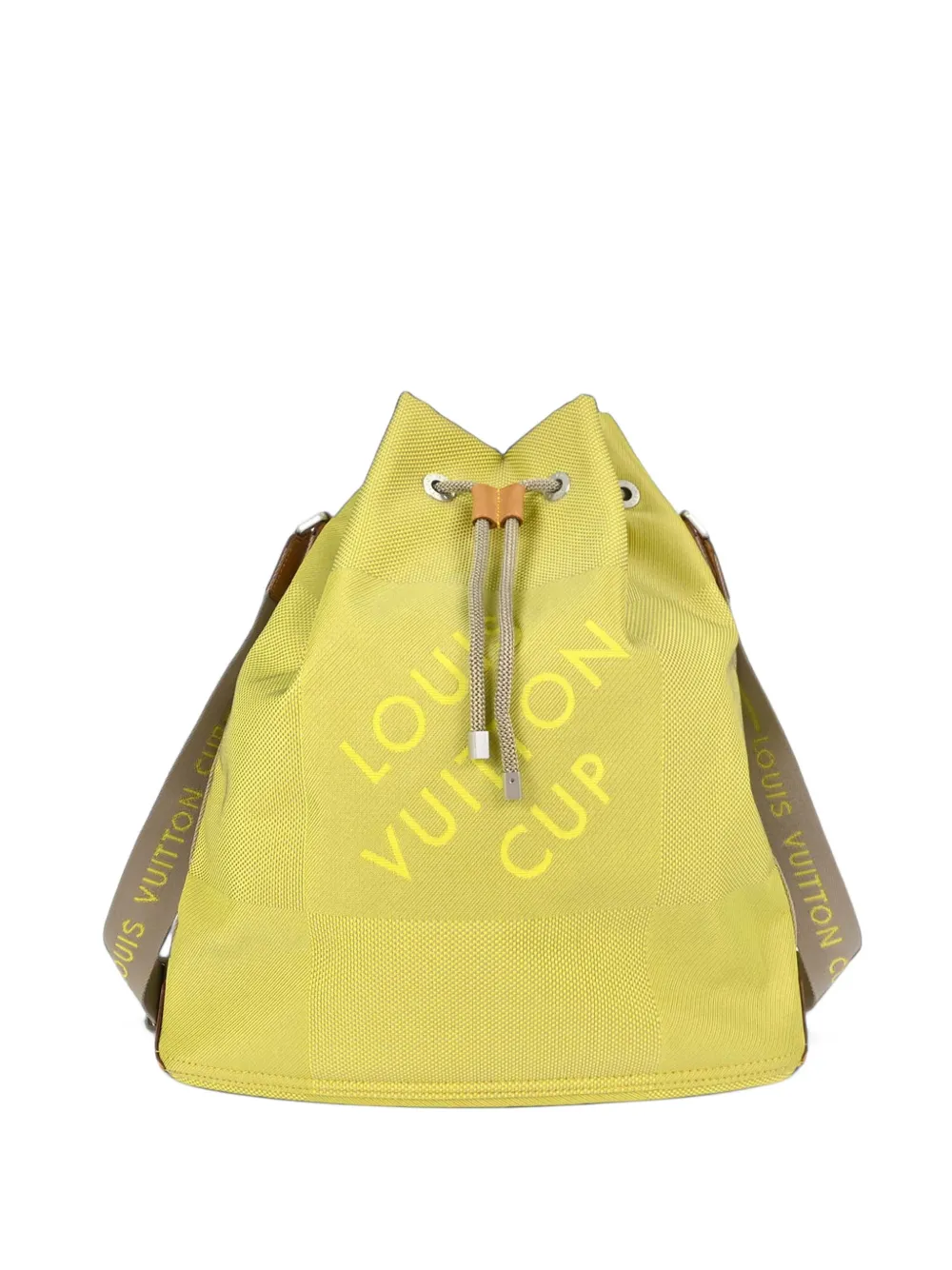 Louis Vuitton Pre-Owned Damier Geant Volunteer shoulder bag - Yellow