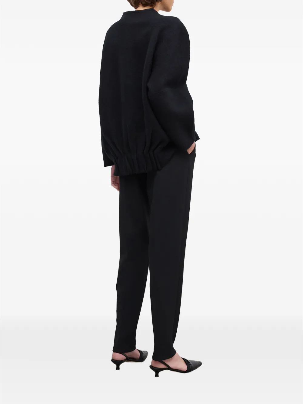 House Of Dagmar merino wool cardigan Zwart