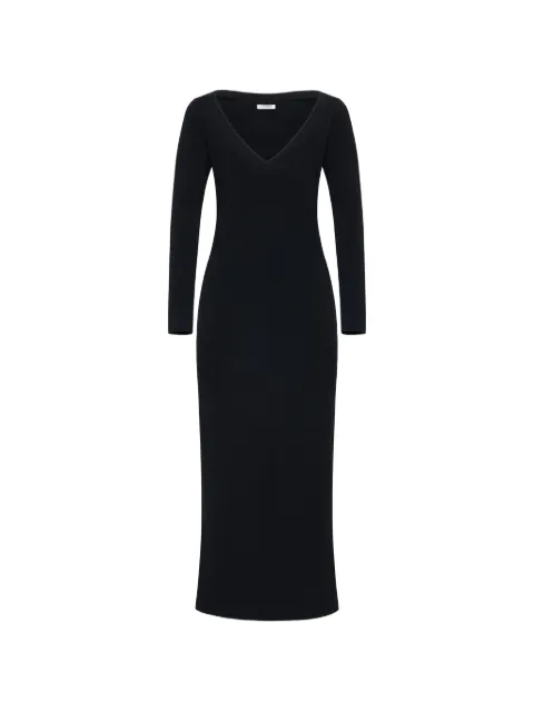 FFORME Lottie V-neck long-sleeve midi dress