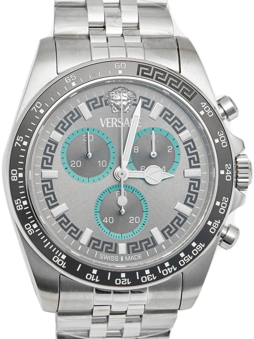 Versace Pre-Owned Greca 43mm watch - Grigio