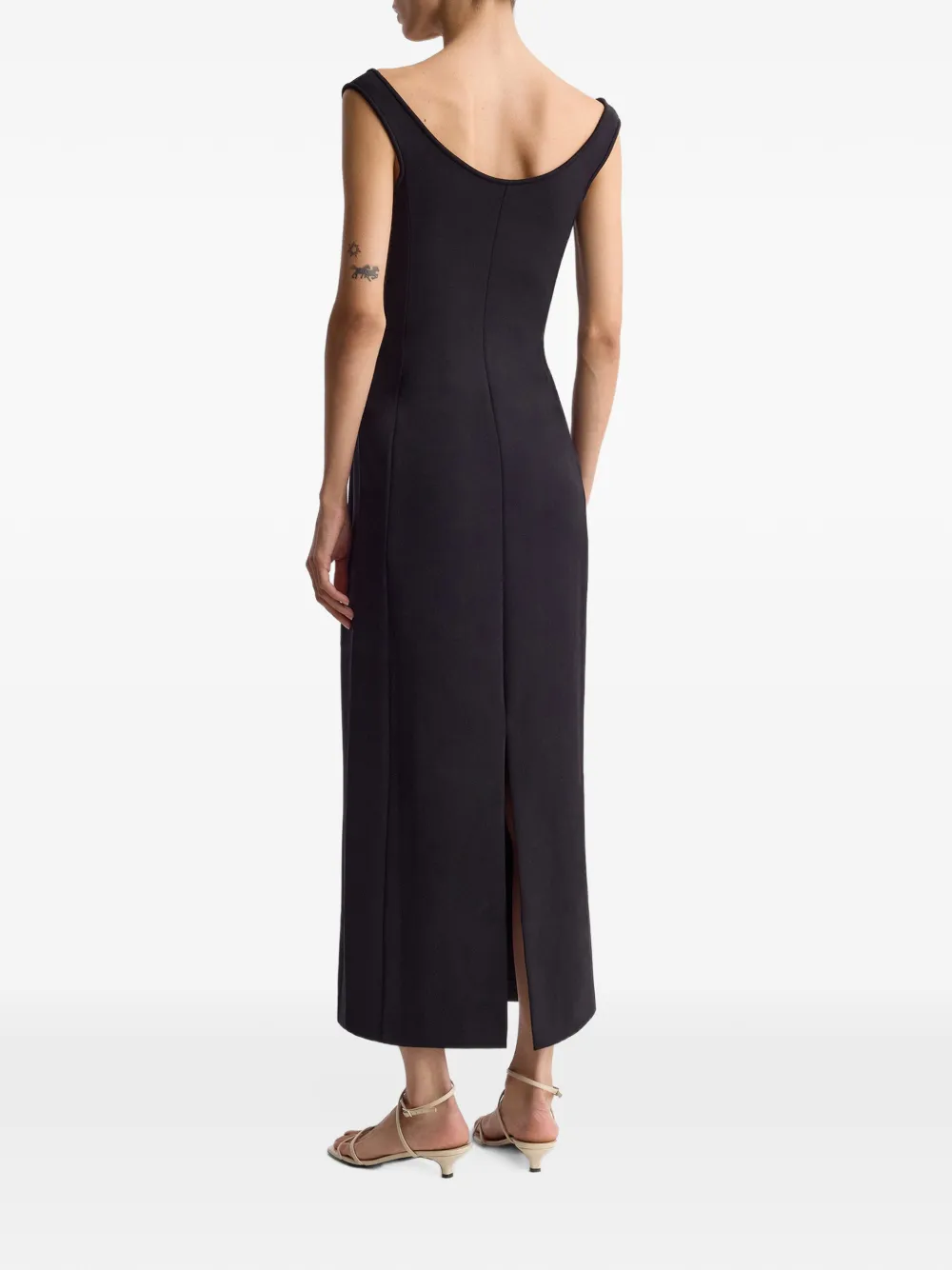 FFORME Oriana molded midi dress Zwart