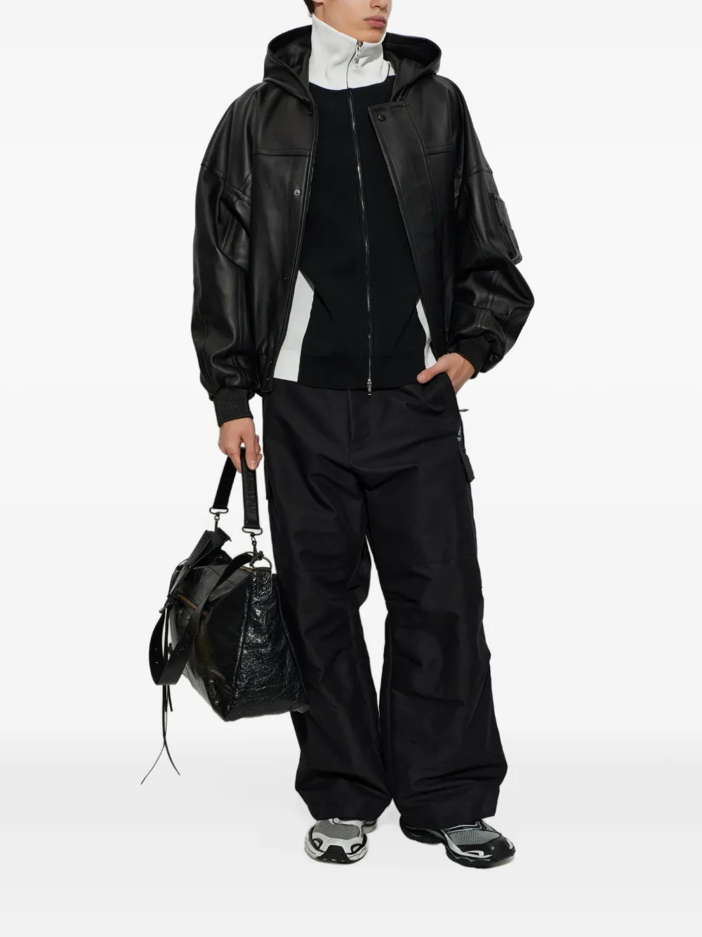 Balenciaga cargo ski pants Zwart
