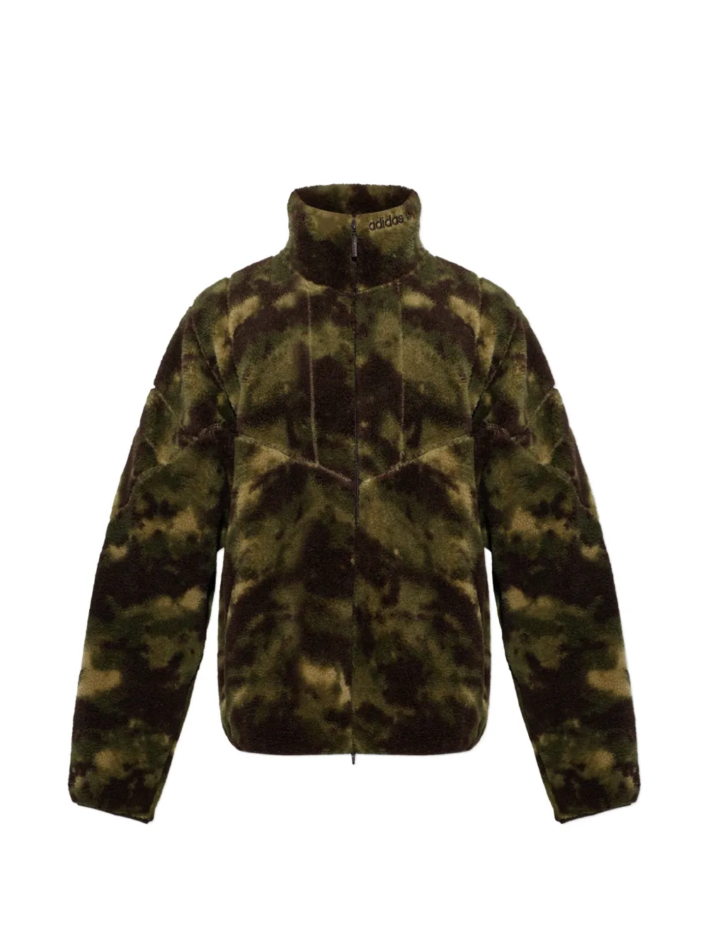 adidas camo polarfleece track top Groen