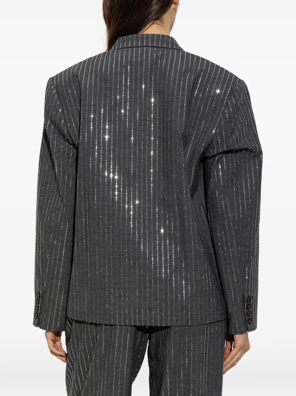 IRO Bay sequin-embellished blazer Grijs