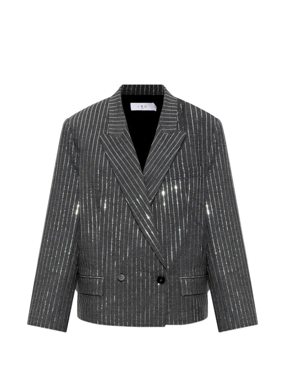 IRO Bay sequin-embellished blazer Grijs