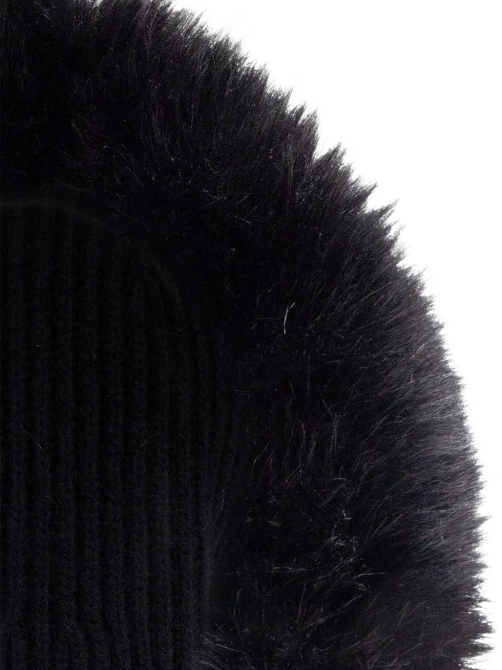 Balenciaga knit hood in black wool Zwart