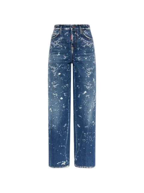 DSQUARED2 Medium Snowflakes baggy jeans