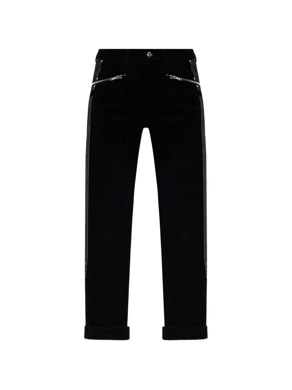 ISABEL MARANT Revene corduroy trousers Zwart