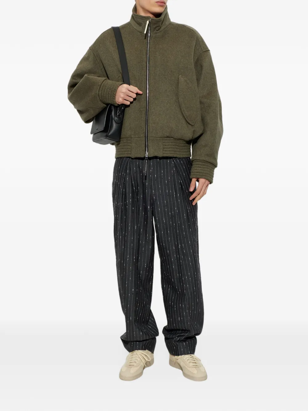 Jacquemus The Losange bomber jacket Groen