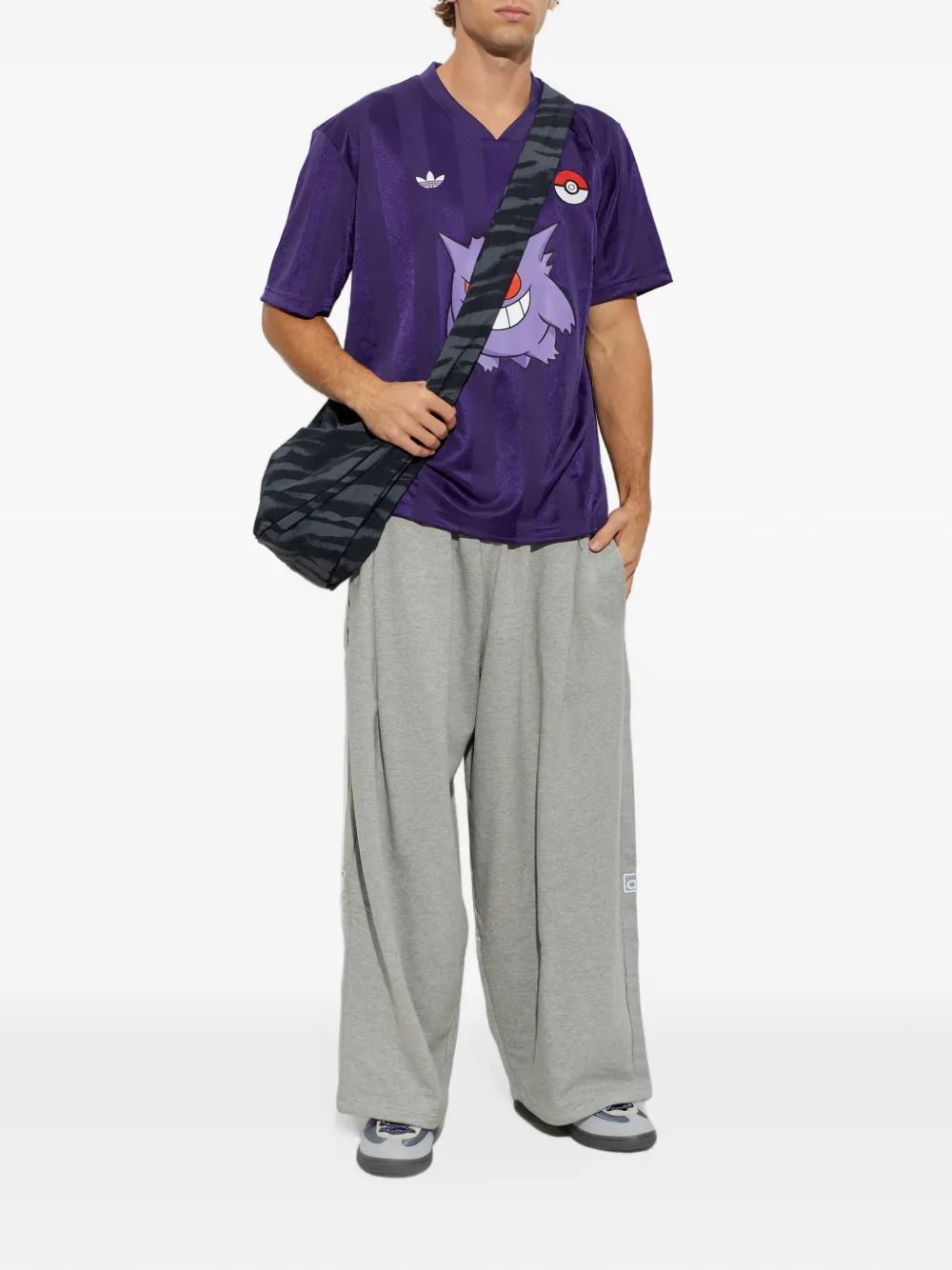 adidas x Pokémon loose jersey T-shirt Paars