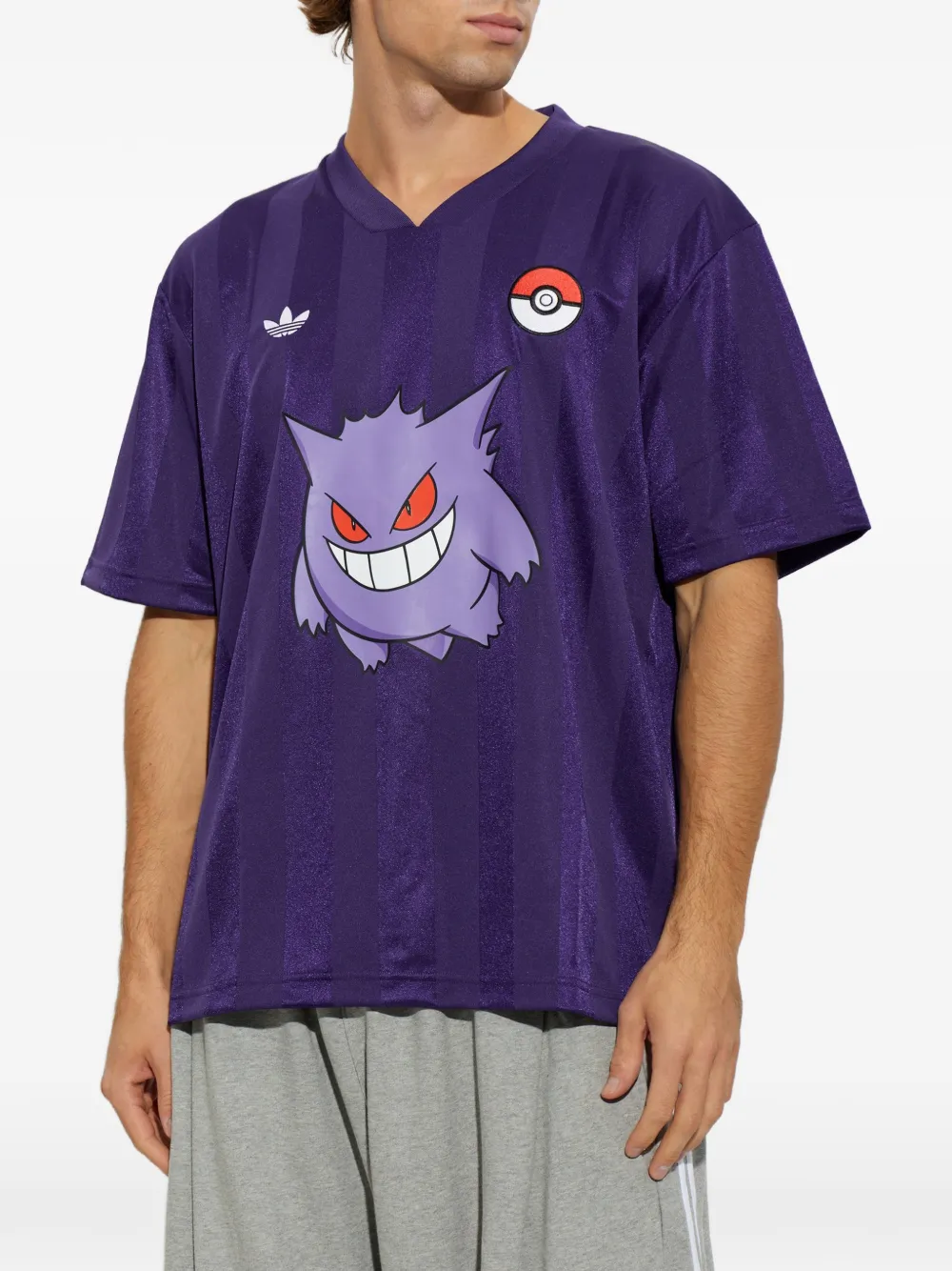 adidas x Pokémon loose jersey T-shirt Paars