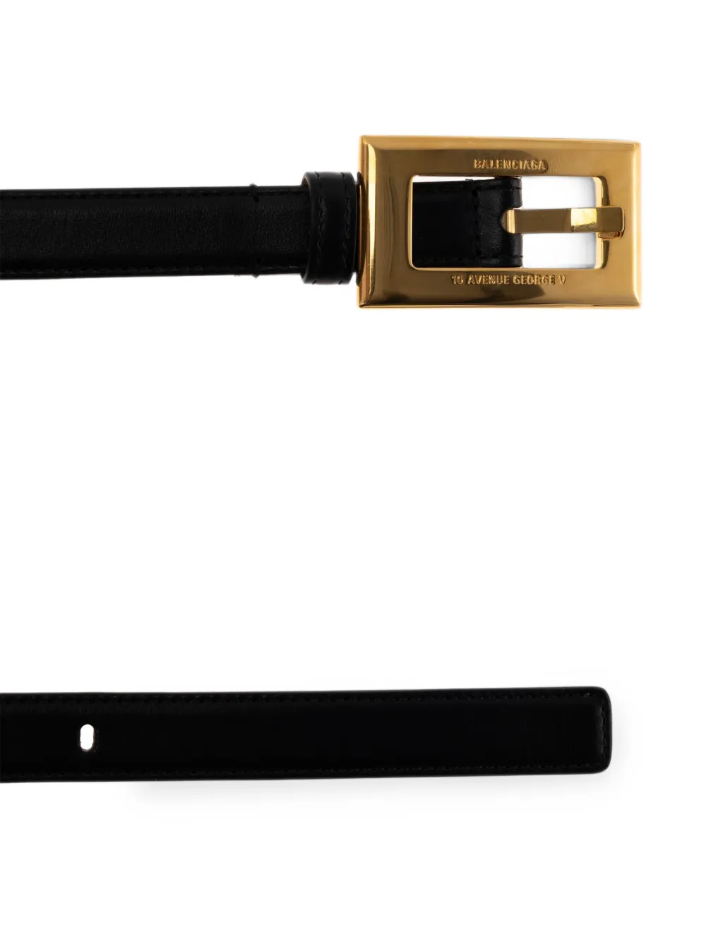Balenciaga Frame belt in black Zwart