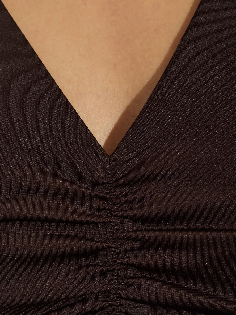 Michael Kors crossover-strap sport bra Bruin
