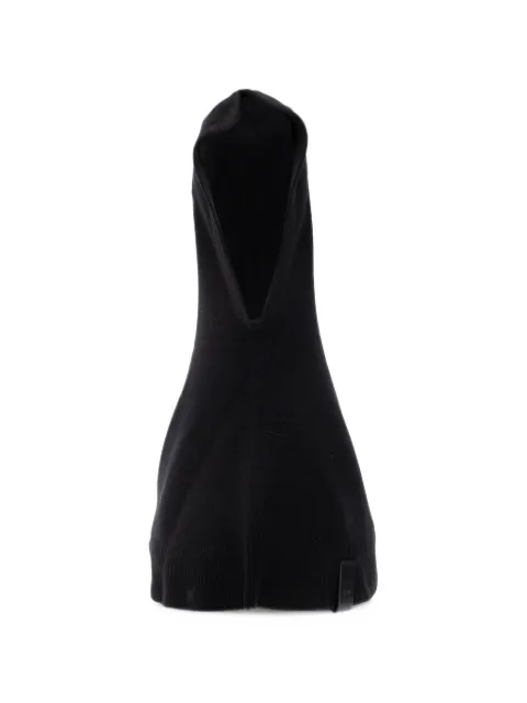 IRO ribbed-knit hooded cape scarf