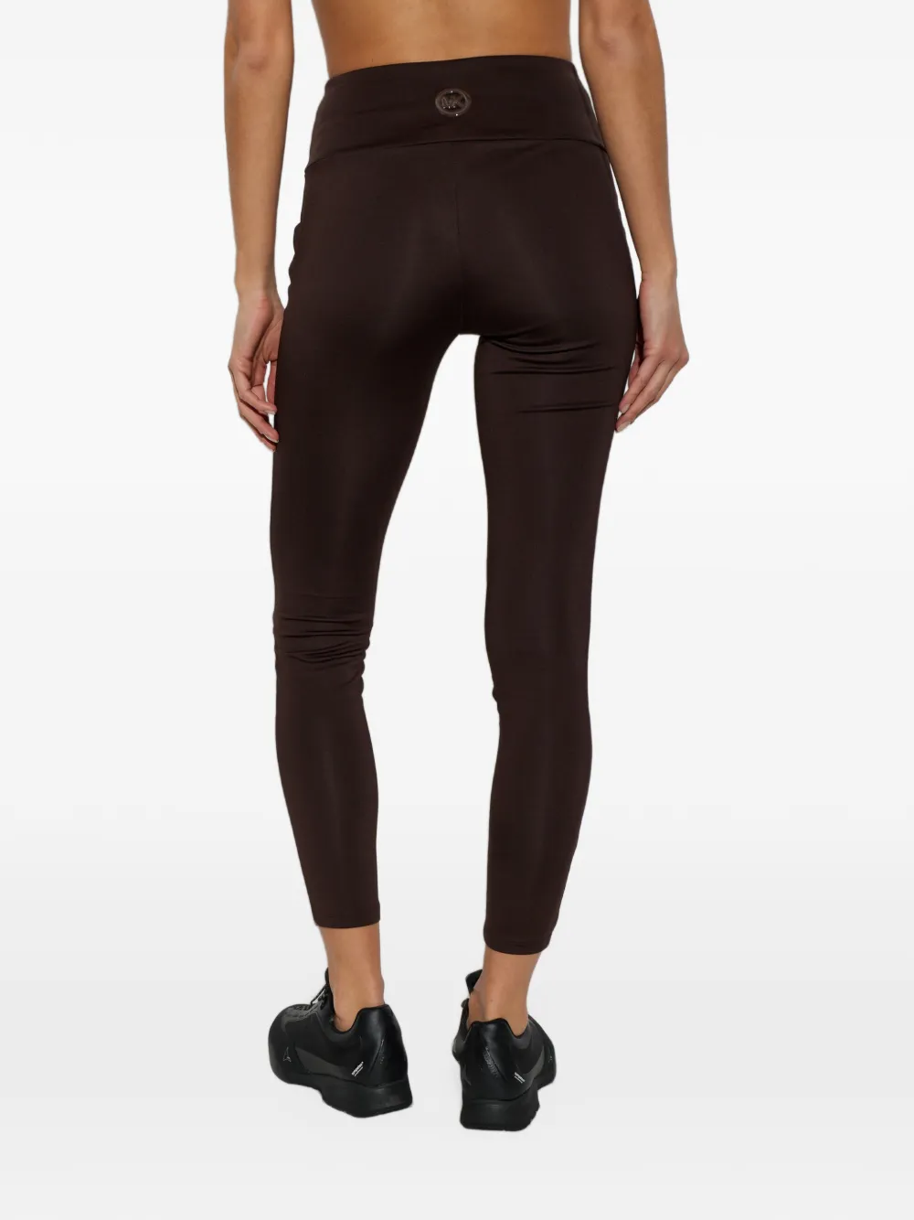 Michael Kors logo-patch leggings Bruin