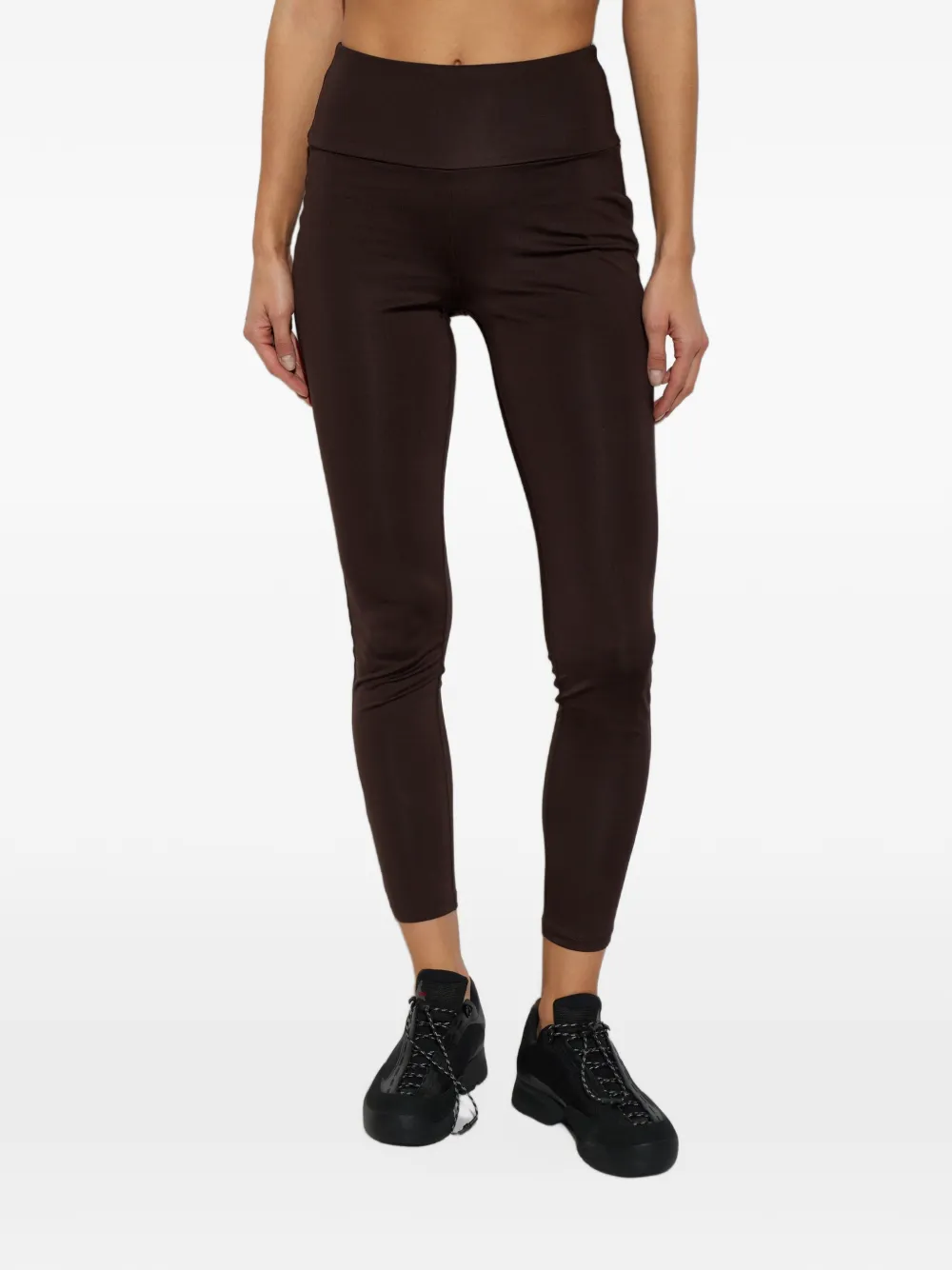 Michael Kors logo-patch leggings Bruin