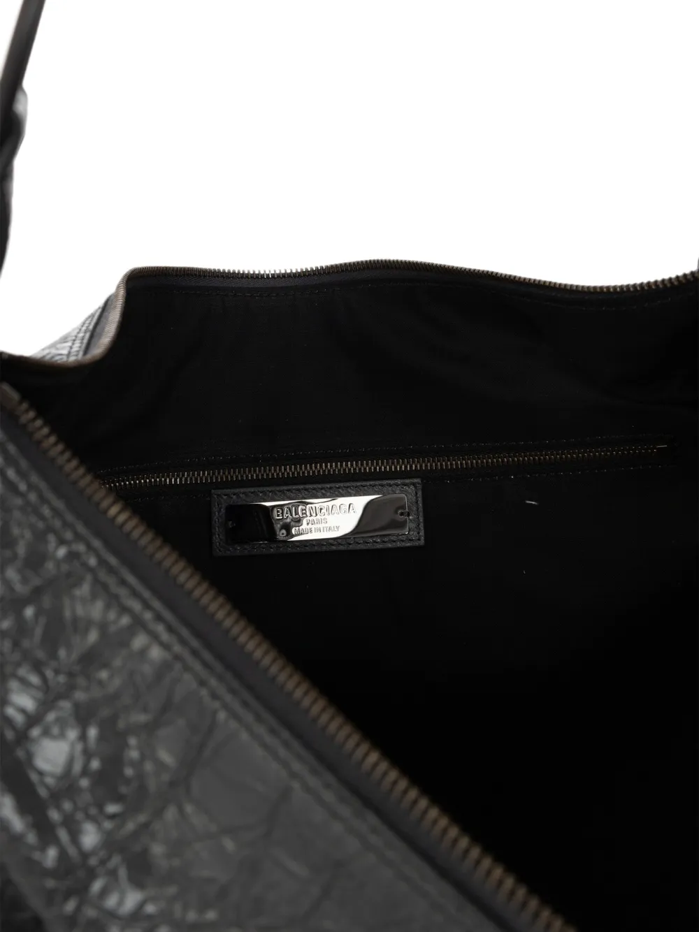 Balenciaga Le City bag large in volcanic rock Grijs