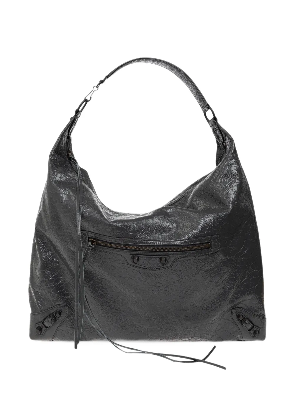 Balenciaga Le City bag large in volcanic rock - Grigio