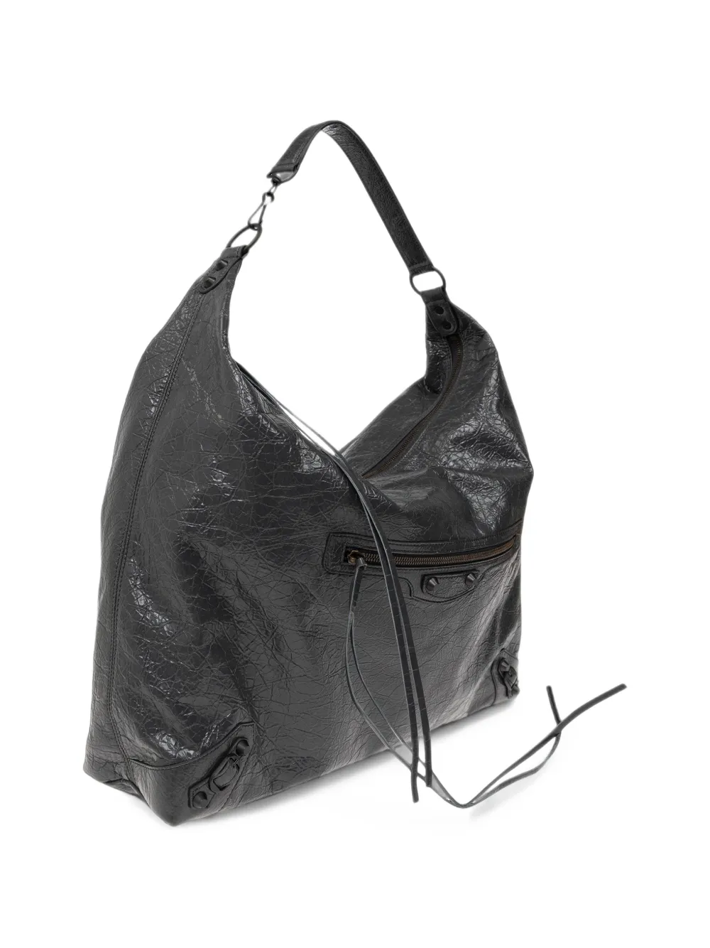 Balenciaga Le City bag large in volcanic rock Grijs