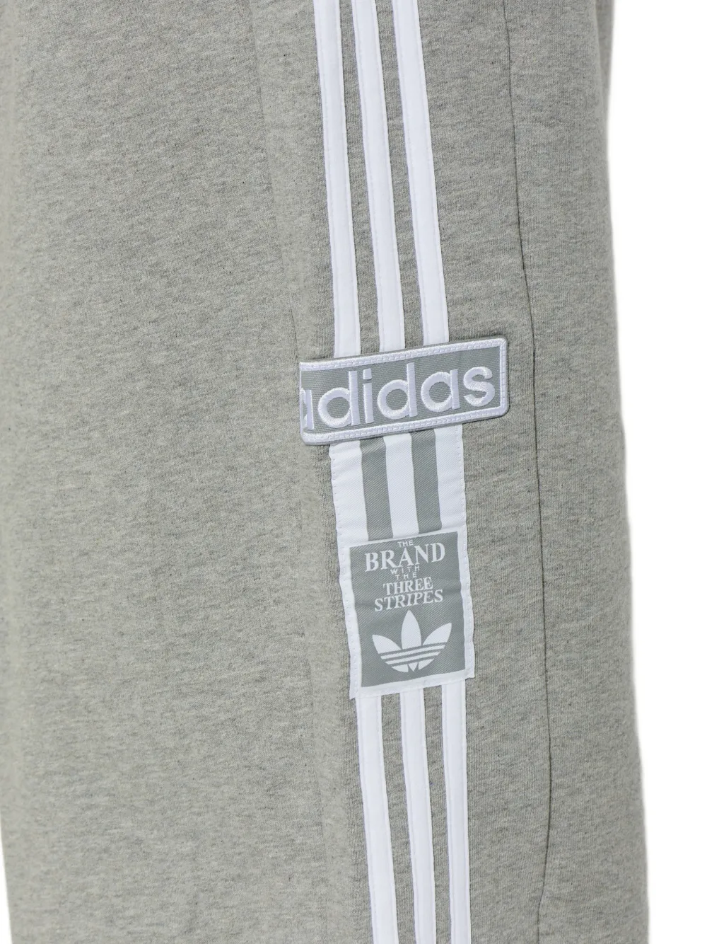adidas Adibreak logo-patch wide-leg track pants Grijs