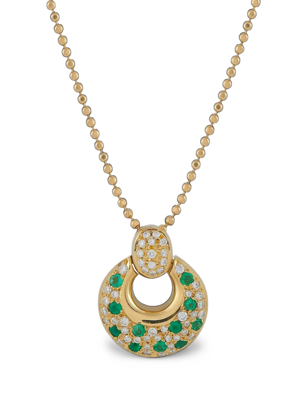 LB Exclusive diamond emerald necklace - Oro