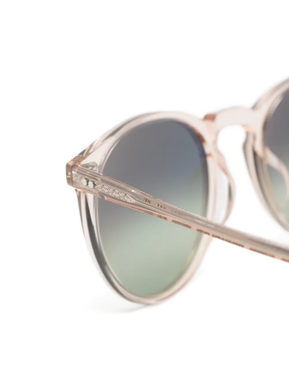 Oliver Peoples round-frame sunglasses Beige