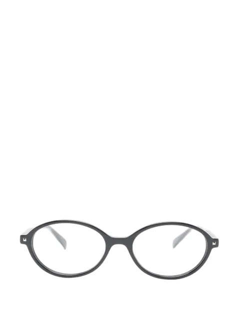 Zadig&Voltaire wing-motif oval-frame glasses