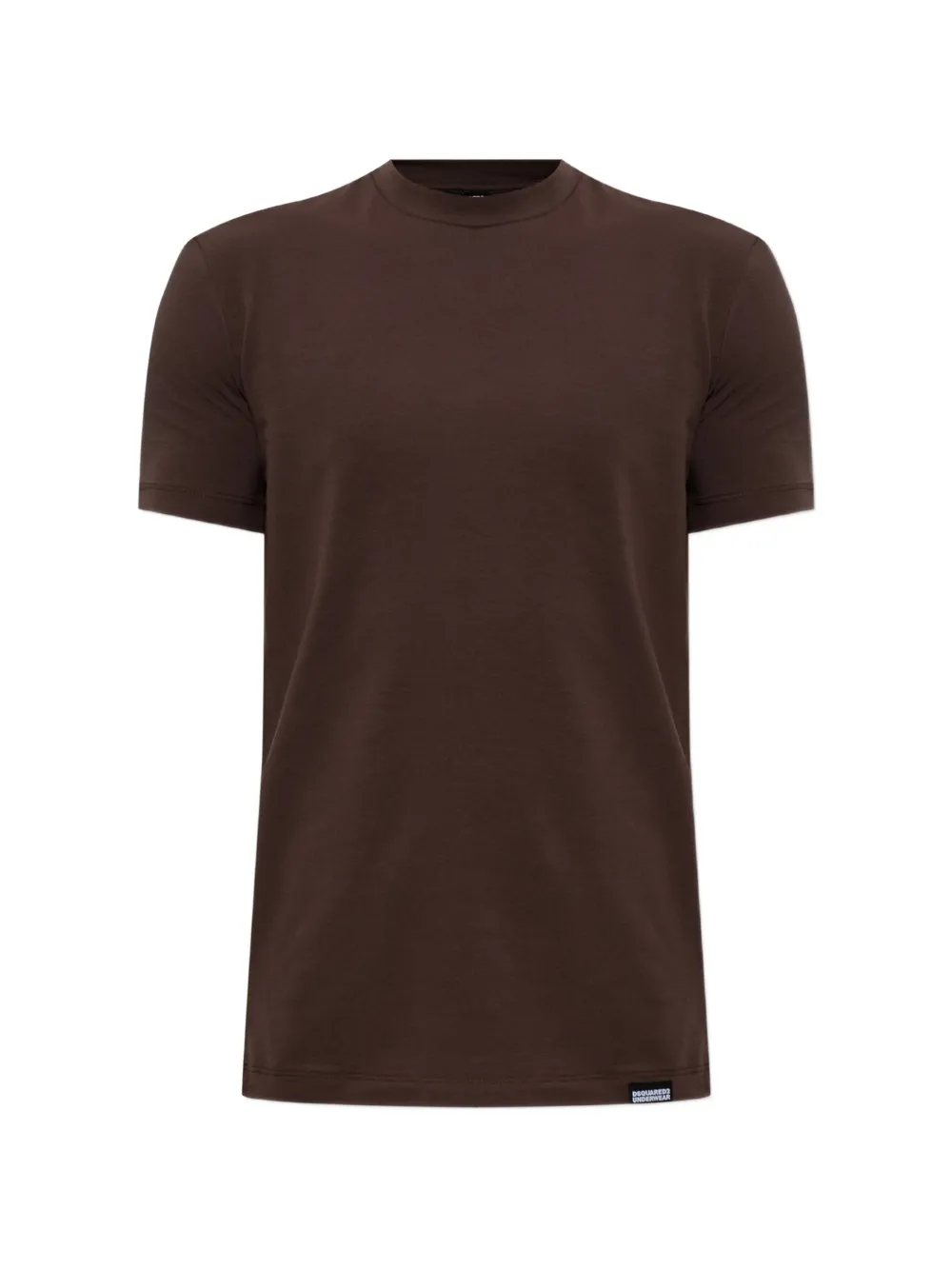 DSQUARED2 logo-patch T-shirt | Brown | Image 1