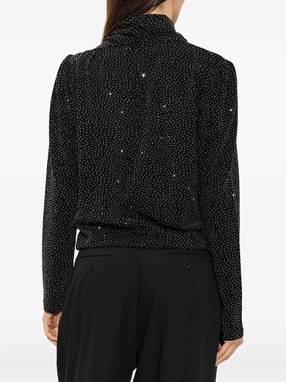 IRO Ysane with sequins blouse Zwart