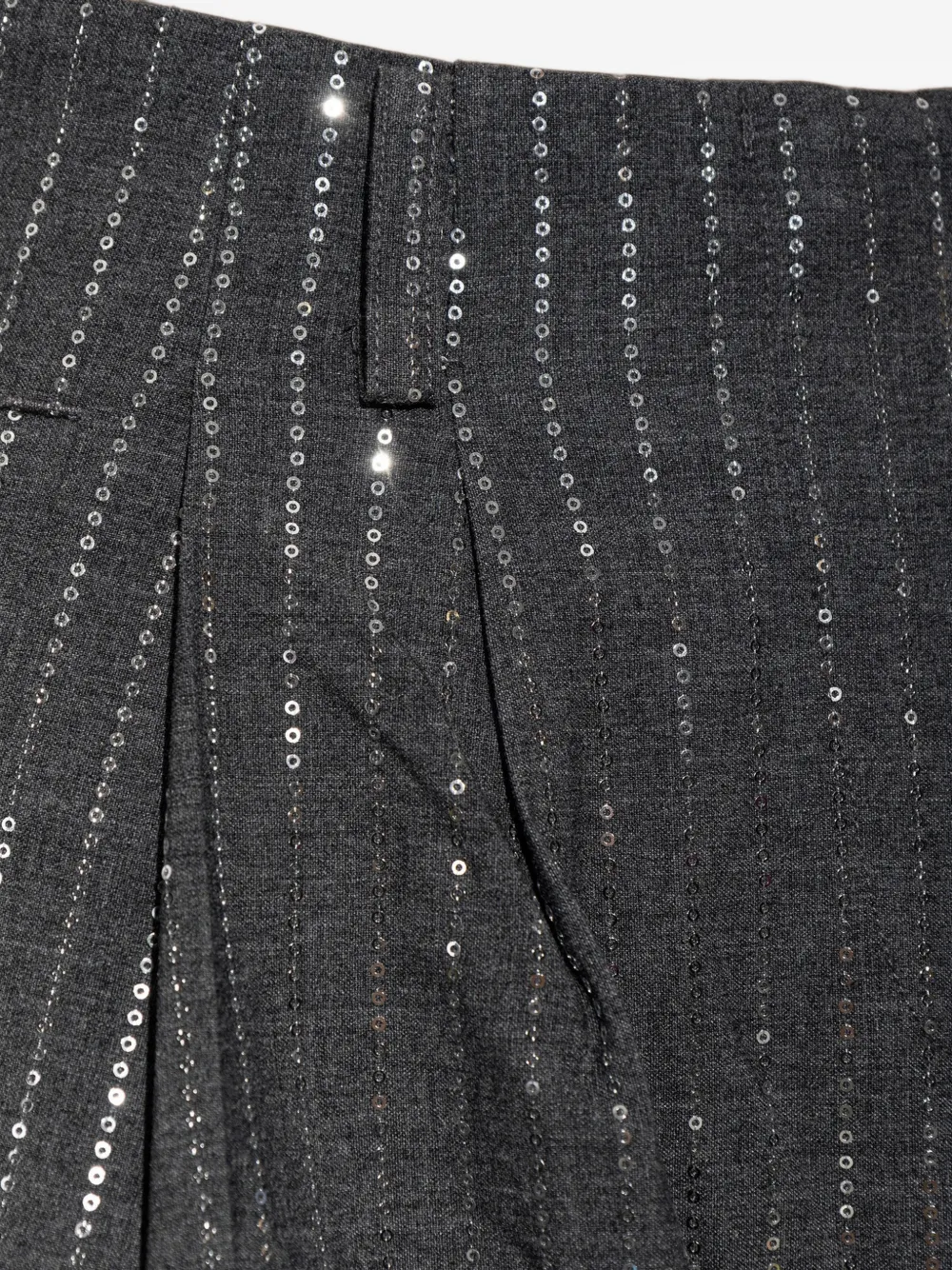 IRO Blur sequin-embellished trousers Grijs